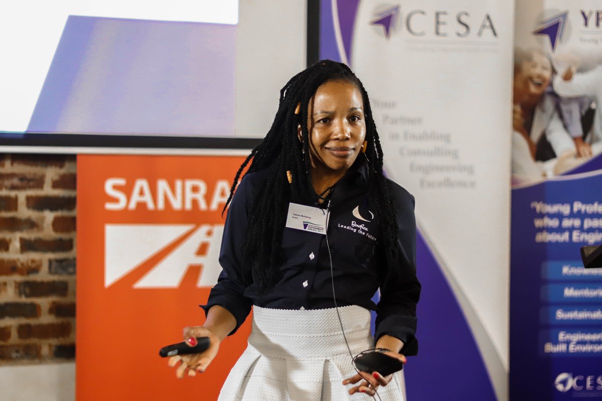 CESA_YPs's tweet photo. Session 6 of the #YPImbizo sees Bosch Projects' @JeshikaRM and Bowfica's Teboho Mofokeng discussing 'Gender diversity and inclusivity for change'. #UnearthingFutureEngineers https://t.co/k1xp5rQywu