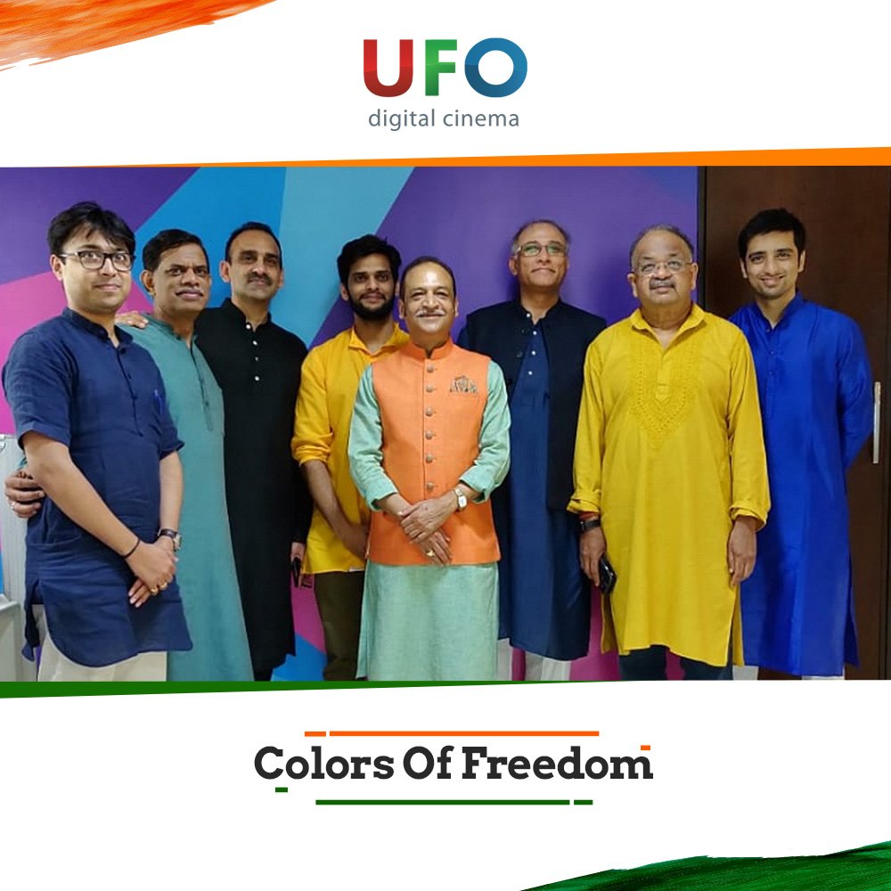 UFOMoviez's tweet photo. Religion wala jo column hota hai, usme hum bold aur capital mein INDIAN likhte hai.
UFOrians celebrating Independence Day in full zeal!
#LifeAtUFO
#HappyIndependence2019
#Freedom #Cinema #HappyIndependence #Independence #UFOMoviez #UFO https://t.co/fZLkUshskv