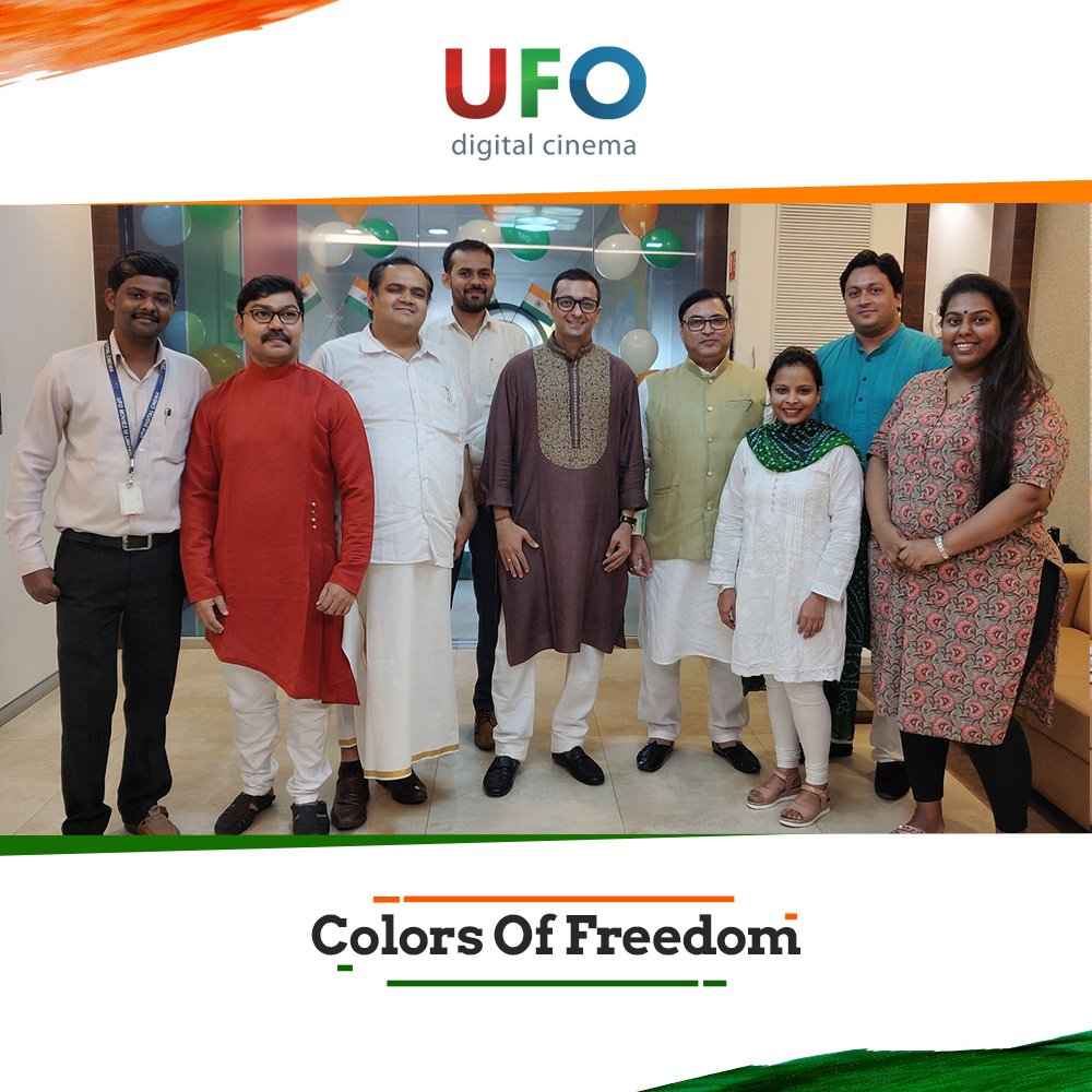UFOMoviez's tweet photo. Religion wala jo column hota hai, usme hum bold aur capital mein INDIAN likhte hai.
UFOrians celebrating Independence Day in full zeal!
#LifeAtUFO
#HappyIndependence2019
#Freedom #Cinema #HappyIndependence #Independence #UFOMoviez #UFO https://t.co/fZLkUshskv