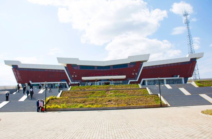 Standard Gauge Railway Phase 2A: Suswa Station. This station's concept was abstracted from the local traditional dancers and their rhythm, as well as use of local materials (brick).. #2AisComing <a href="/KenyaRailways_/">Kenya Railways</a>