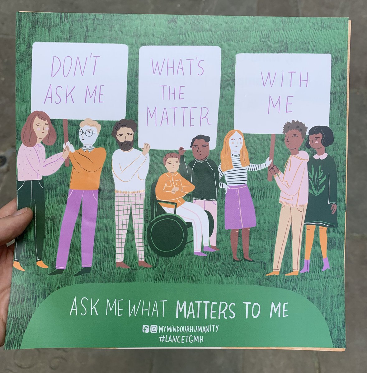 epilepsyposi's tweet photo. “Ask me what matters to me”
Love the message here ☺️ #disabilitychat #lancetgmh https://t.co/KzsTohX5s6