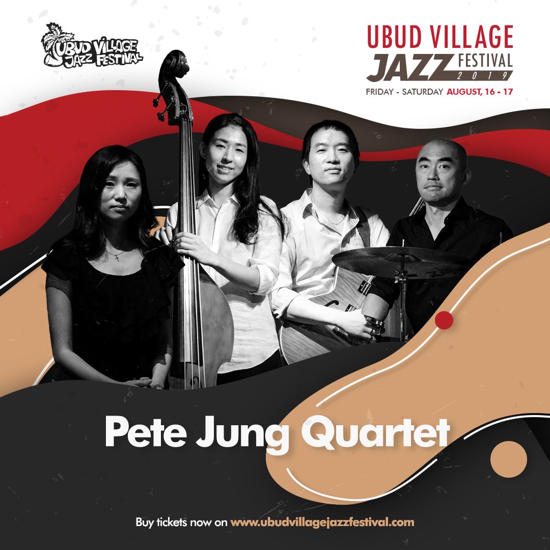 All the way from South Korea, Pete Jung Quartet will perform at Ubud Village Jazz Festival 16-17 August 2019.
Make sure you don't miss their performance.

ubudvillagejazzfestival.com/tickets

#UVJF2019 #ubudjazzfestival2019 #petejung #southkorea