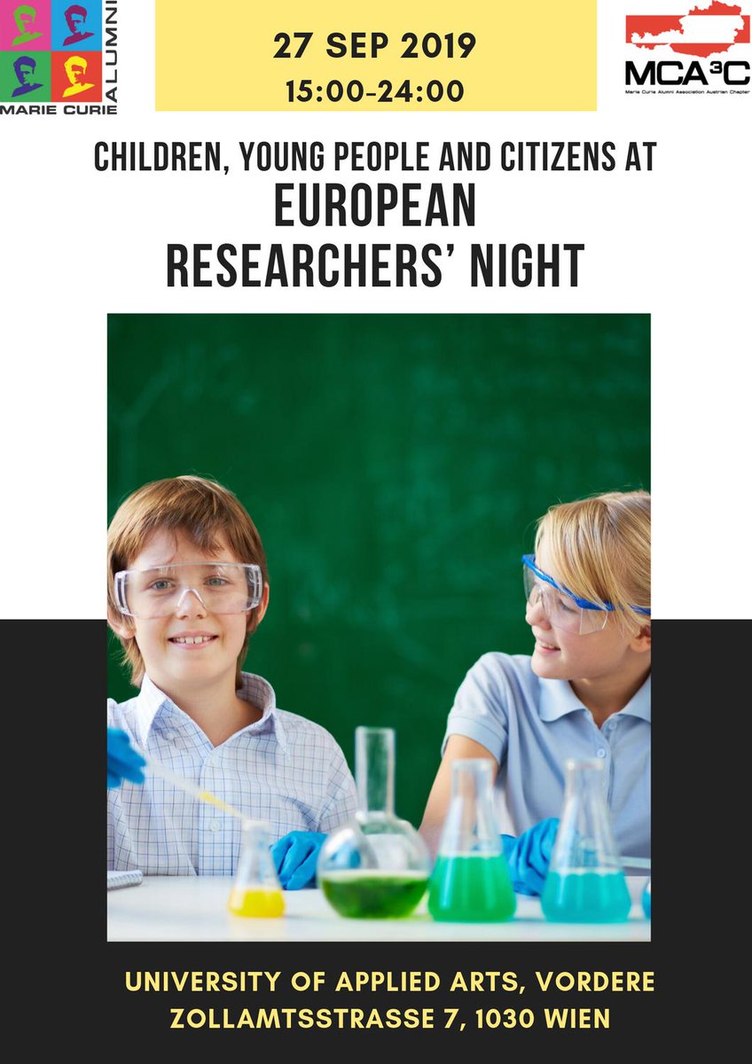 Zahra11096743's tweet photo. Our topic this year is "MarIE, CurIE, ChemIE". Come play at our booth and learn interesting facts about Marie Curie and the periodic table of elements!
#Mariecurie
#MariecurieAustrianChapter
#MCA3C
#EuropeanResearchersNight https://t.co/NTwooviOro