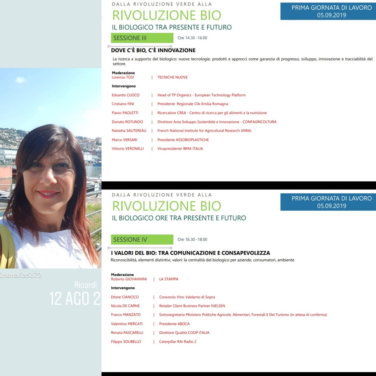 Simona_Riccio's tweet photo. "Dalla rivoluzione verde alla Rivoluzione Bio".
👉 Stati Generali del Bio tra presente e futuro.
📆 5 e 6 settembre 2019
👉 LE SPECIFICHE DELLE PRIME 2 SESSIONI DELLA PRIMA GIORNATA! 👉 1/2
https://t.co/wH7ObjYu2u
#Sana2019 #RivoluzioneBio #inumeridelbio https://t.co/rRRgudSRa3