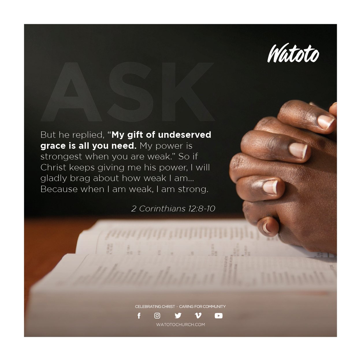 Watoto Church On Twitter So If Christ Keeps Giving Me Watoto Church On Twitter So If Christ Keeps Giving Me