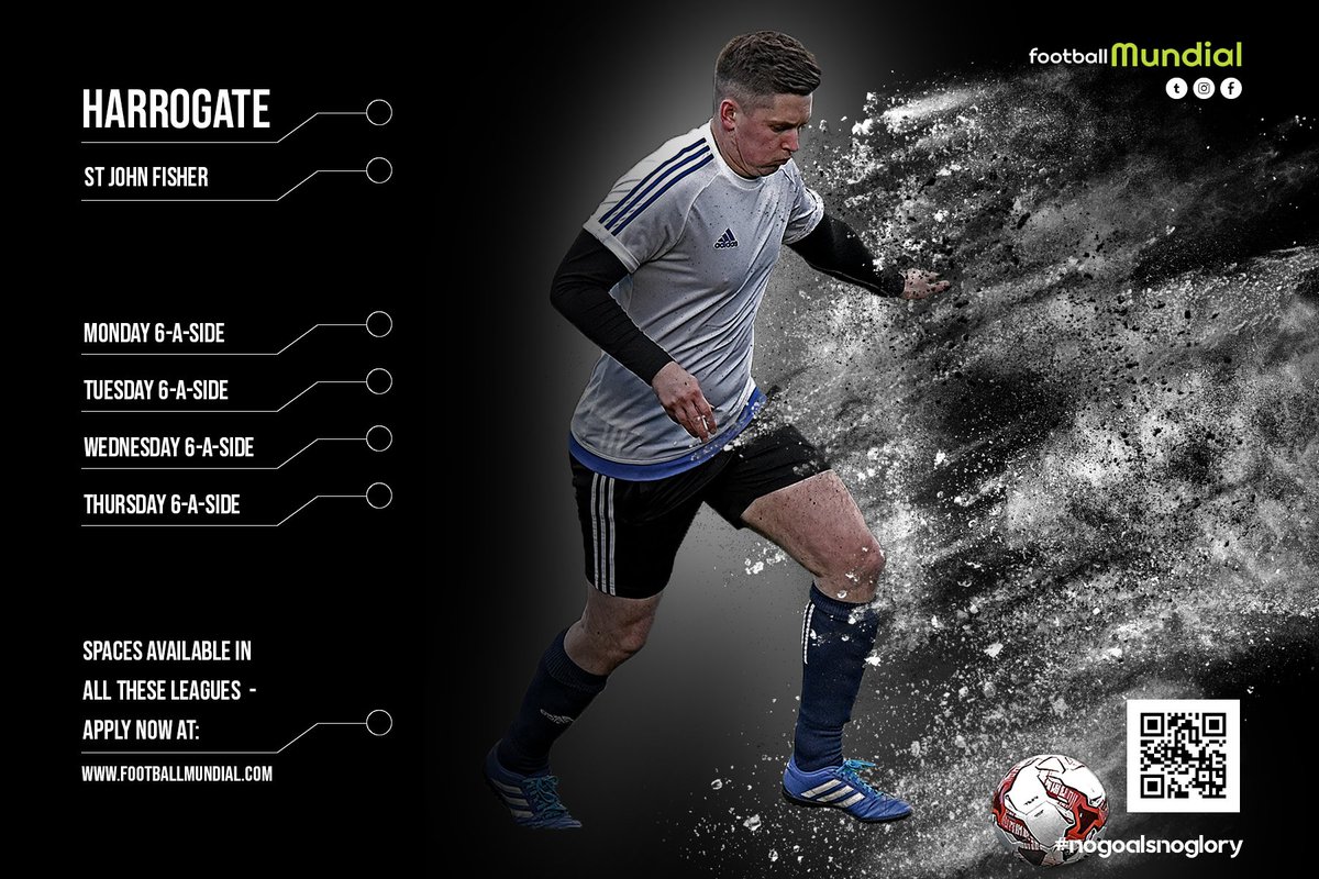 footballmundial's tweet photo. ⚽ HARROGATE Two great divisions in Harrogate. Some excellent 6-a-side football being played at St John Fisher.

If you are looking for a great league, look no further!  https://t.co/akiMwVIb0q

#Harrogate @harrogate6aside 

#NoGoalsNoGlory https://t.co/Awc47GVdgC