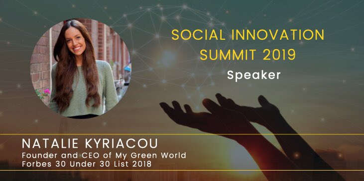 Do you believe in the importance of the #environment and wildlife #conservation? 

Listen to @natkyriacou of @MyGreenWorldAU discuss how technologies like her app @worldofthewild can change the way we think about taking care of the planet.

Book tickets for #SINS2019 now 💻👆🏼