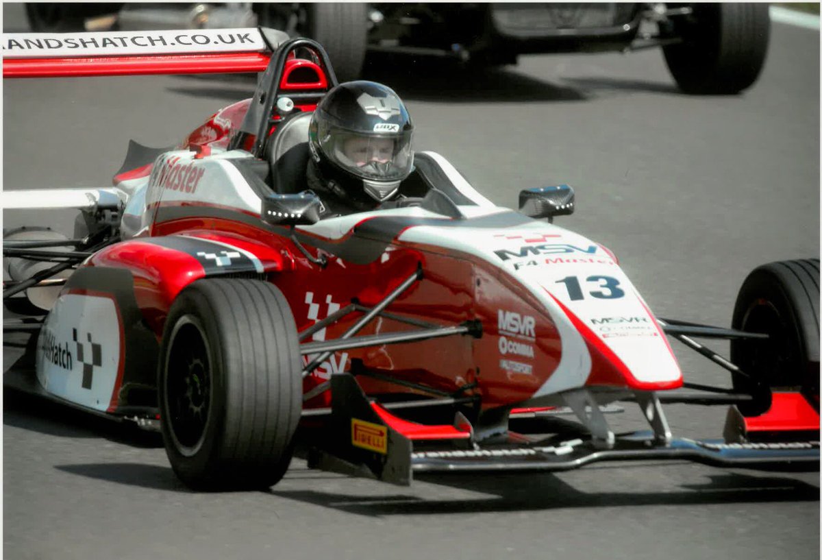 Fulfilling my dream of driving a single seater racing car. #brandshatch #msv #f4master