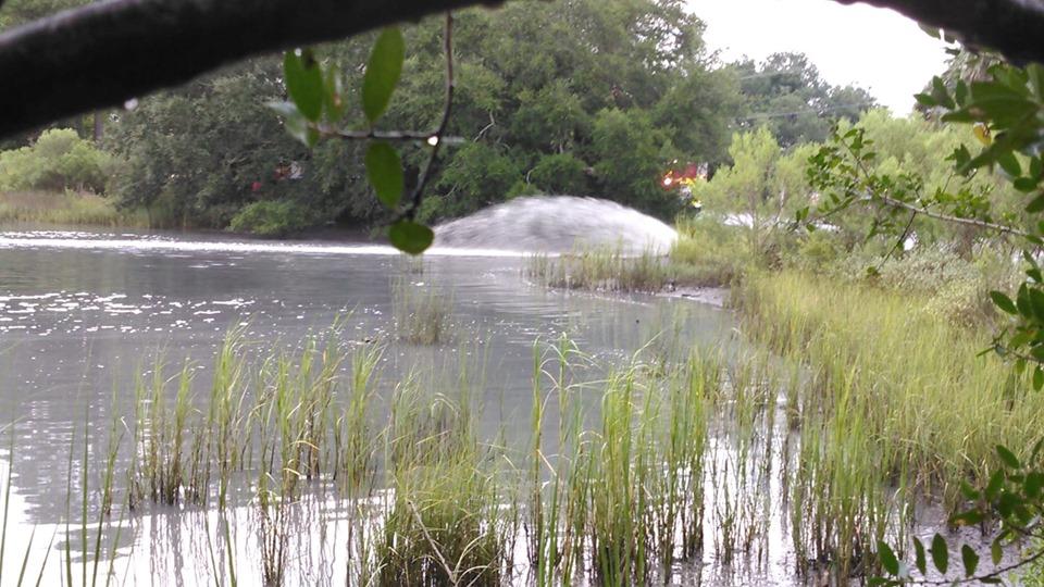 abbeyobrien's tweet photo. TRAFFIC ALERT 🚨 Major sewer line break on Harbor View Road near the James Island Creek Bridge. Traffic is backed up. Avoid the area. The Charleston Water System hopes to repair the break in its line soon #chsnews #chstrfc 📷: Town of James Island @Live5News @Live5Traffic https://t.co/nq0dP8keRl