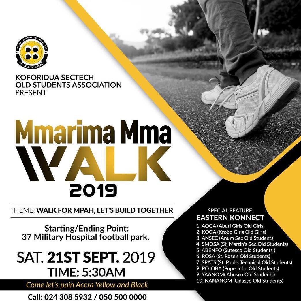 CoachScofray's tweet photo. Mmarima Mma walk for MPAH. Don't miss it

#MmarimaMmaWalk2019
#MPAHdinnerDance2019 
#AponkyeCup2019
#Easternkonnect @MmarimaMma @irepmyschool @EasternKonnect https://t.co/feI6CBZ1Da