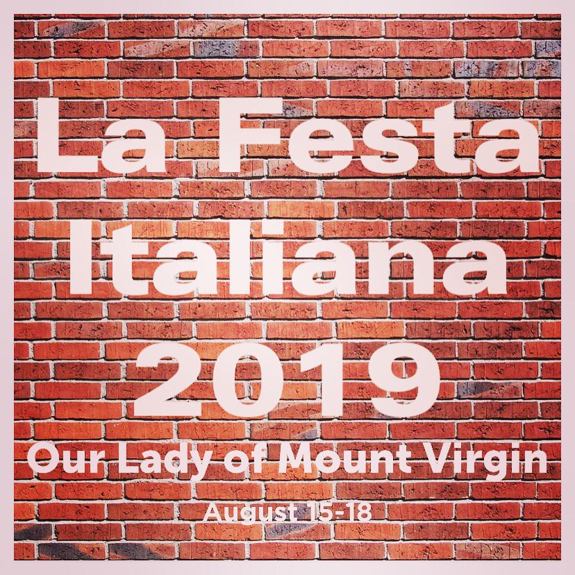 MountVirgin's tweet image. #lafestaitaliana #olmvchurchnj #italianfeast #itsfeasttime