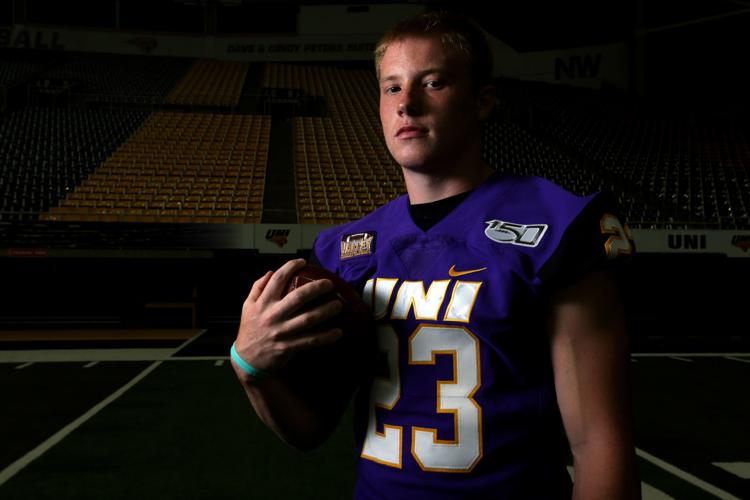 TelegraphHerald's tweet photo. College football: Dubuque Senior standout brings grit to UNI

https://t.co/M9mHxdwy03 https://t.co/cddaPt8Gz8