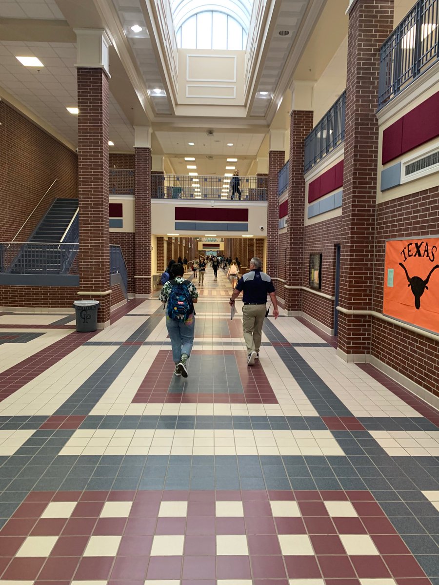 Great start. Halls almost clear on time. Great job Cavaliers!!