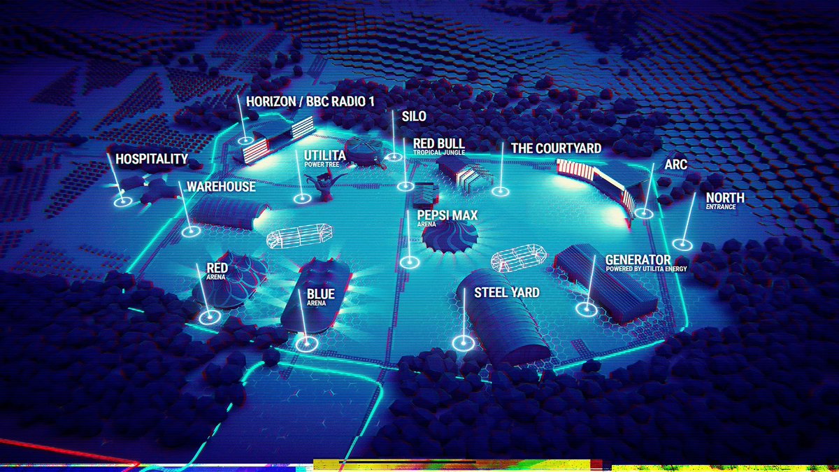 2021 Creamfields map