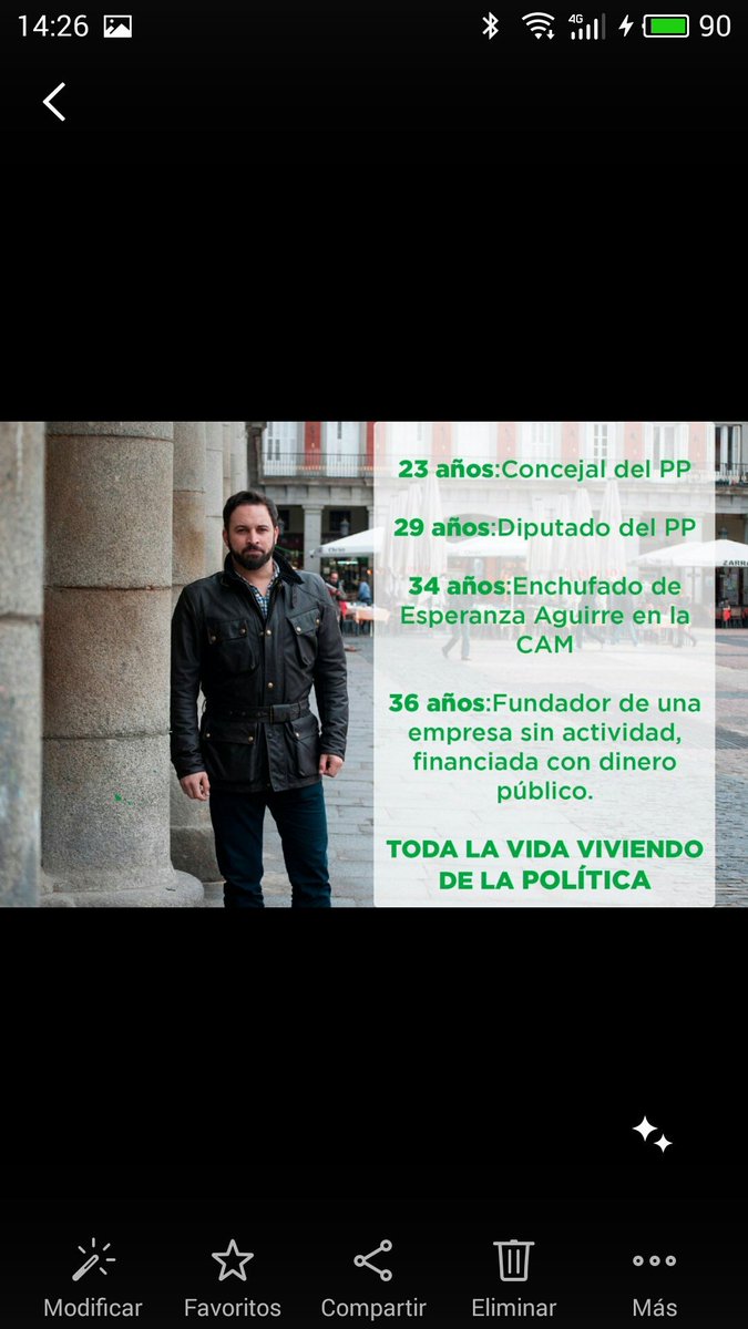 <a href="/Santi_ABASCAL/">Santiago Abascal 🇪🇸</a> <a href="/monasterioR/">Rocio Monasterio</a> Mira ella tambien t saluda. Cómo la llamas por el megáfono t ha oído. Cuando hablas d subvencionados supongo q hablas en primera persona, no?Llevas toda tu vida cobrando d chiringuitos españoles y d la banda terrorista Iraní. Nunca has dado un palo al agua. La Espe t enchufo bien