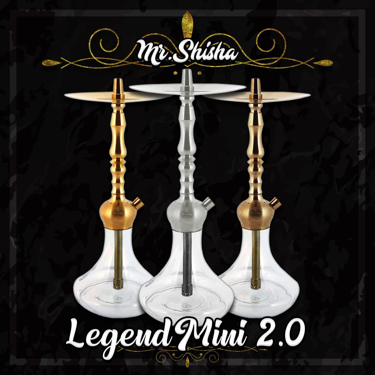 ciento13sevilla's tweet photo. Legend Mini 2.0
Elegancia, rendimiento y diseño en una sola cachimba, rematada con una espectacular purga. Como solo @mr.shishaspain podría hacer.
⚡Silver: 149'95€ 💶
⚡Gold &amp; Brass: 179'95€ 💶
📢 Disponibles en web y tienda:
https://t.co/rDInUpYYjs https://t.co/hVkmVJjoNl