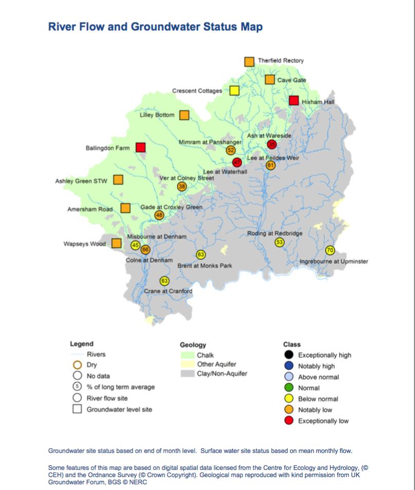 Feargal_Sharkey's tweet photo. Forgot to mention this.

The upper River Lee is a chalk stream and seems to be missing about 53% of its flow for this time of year, the remainder, what's currently flowing in the river, is in all probability made up of 100% of the discharge from the Luton Sewage Treatment Works https://t.co/RJi2UsNt8q