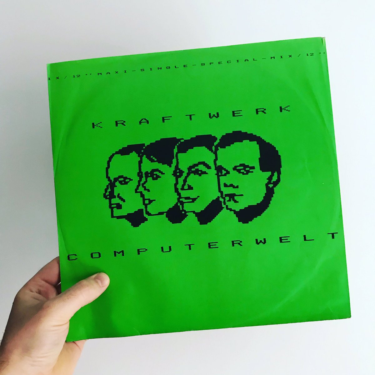 ralphninety's tweet image. #Computerwelt 12” by #Kraftwerk. A remix/different version of the amazing Computer World single.
#Computerworld #Music #Vinyl #Records #Electronic #ElectronicMusic #Germany #Pioneers #RalfHutter #FlorianScheneider #WolfgangFlur #KarlBartos #KlingKlang #NowListening #NowPlaying