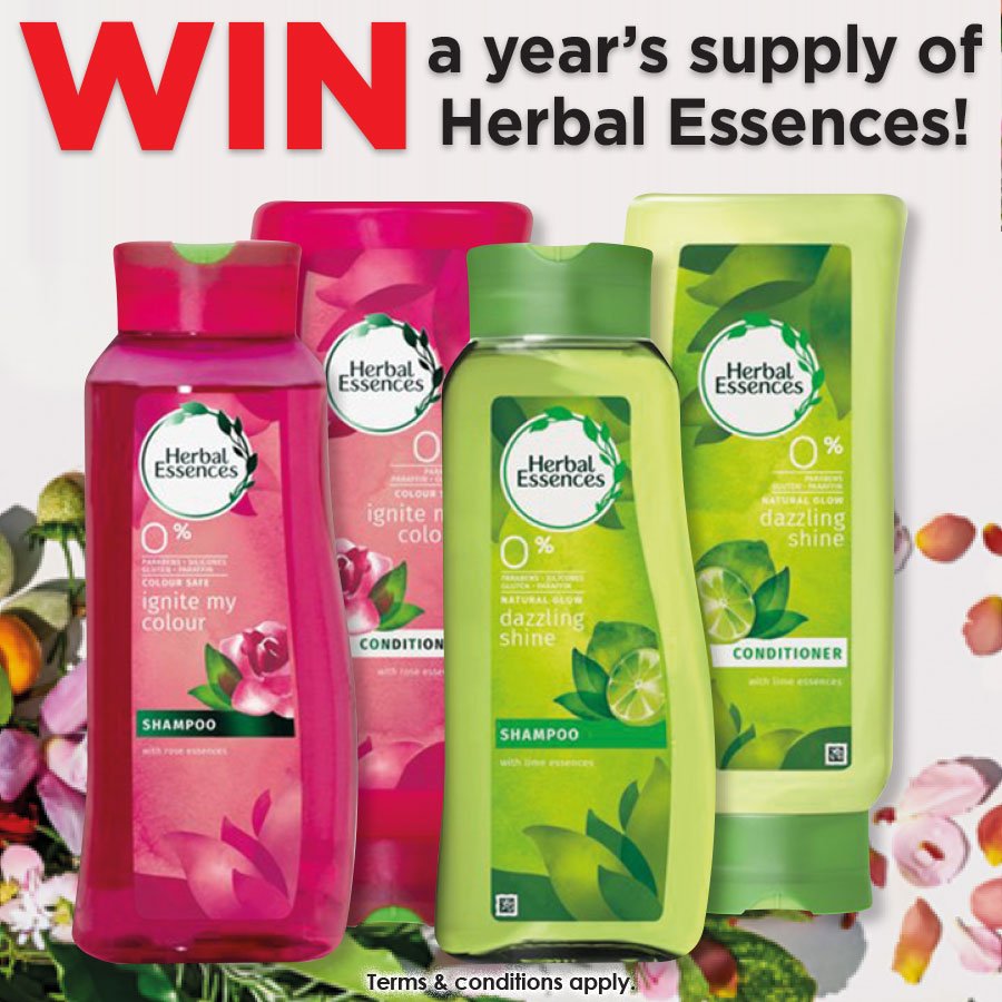 SaversHB's tweet photo. ✨COMPETITION TIME✨

To brighten up your day, we are giving ONE person the chance to WIN a year's supply of Herbal Essences Shampoo and Conditioner! 🙌 

For your chance to WIN, Simply LIKE, RT &amp; FOLLOW  @SaversHB 🎉

Ends: 4/9/2019. UK only. T&amp;C's apply: https://t.co/yQZd1oVhPQ https://t.co/cQc6owYauE