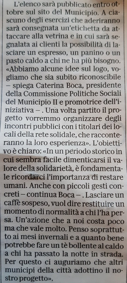 DanAngelelli's tweet image. #caffesospeso #pastosospeso #praticavirtuosa #delibera #retesolidale #bar #pasticcerie #forni #incontripubblici #Roma #QuartiereTriesteSalario #altrochepiccoligesti | Che bella @caterinaboca, #sempreconilsorriso!