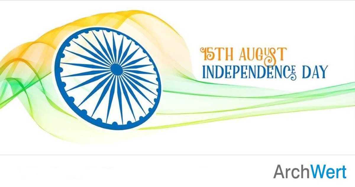 ArchWert's tweet photo. ArchWert Wishes You All, Happy 73rd INDEPENDENCE DAY.!! #IndependenceDayIndia #proudindian https://t.co/t8qdV947Mz