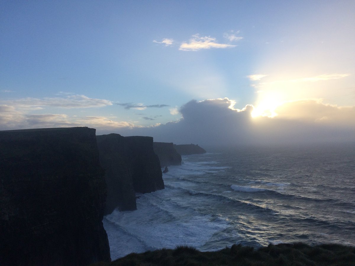 ClareAdventure's tweet photo. @CliffsofMoher1 are unfortunately eroding and the capacity to handle the visitors is taking its toll. New strategy needed to divert a savage thirst for spectacular landscapes like this. #Environmental #Natural #Landscape @wildatlanticway #DiscoveryPoints #Landmark https://t.co/umB1XDW2Qj