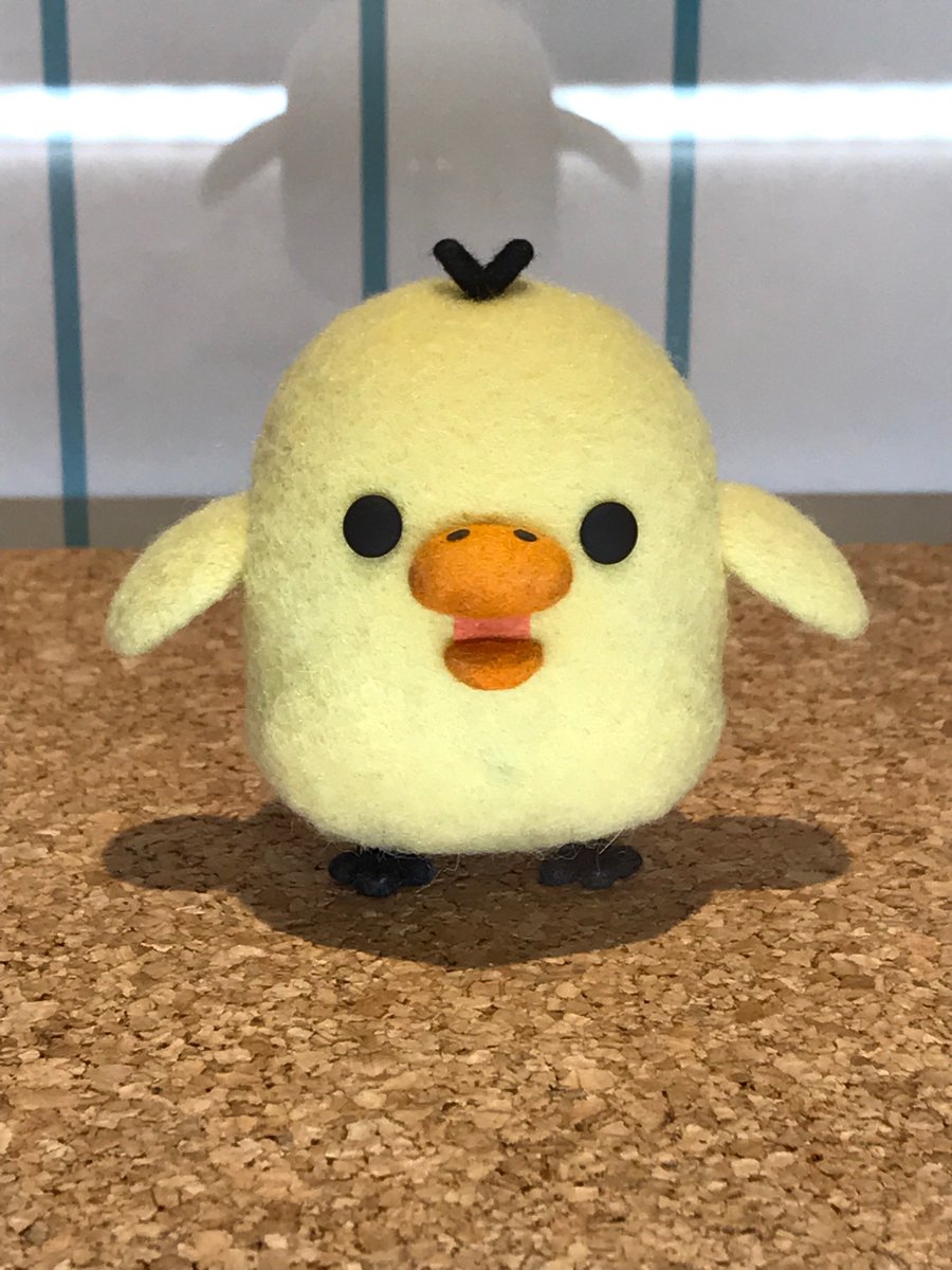 リラックマとカオルさん展 でももちろん、キイロイトリのパネル、展示