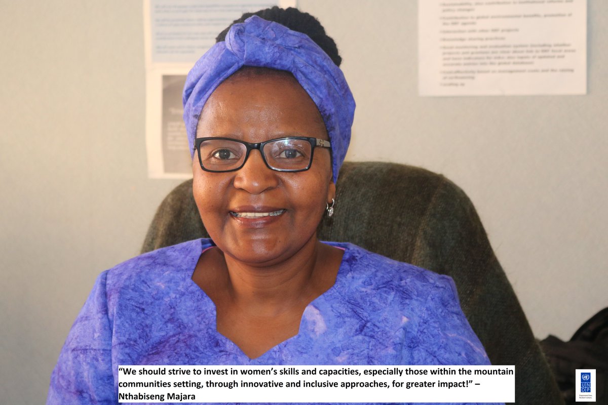 UNDPLesotho's tweet photo. #NextGenUNDP #LesothoAccelerator On this African women's month, Nthabiseng would like to share with you the following message: https://t.co/LEh3bzpcGn