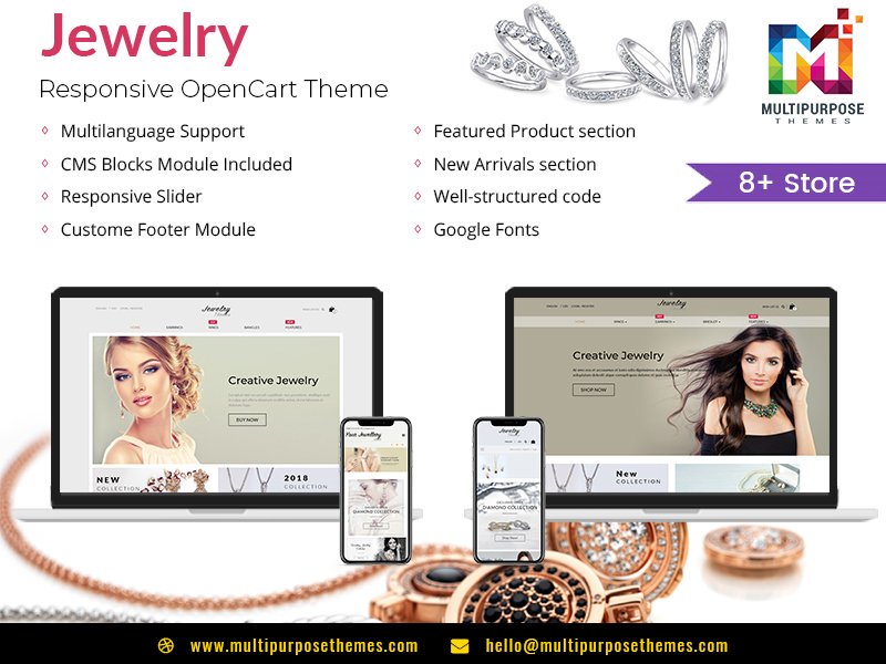 MultiStoreTheme's tweet photo. [$59] Eight new Stores are Added in #JewelryOpenCartTheme. Enjoy the clean, professional and straightforward design. 

https://t.co/zzUDFmsHAY

#OpenCart #multishoptheme #megashoptheme #EnvatoMarket #Webapp #Responsivetheme #jewelrytheme #Fashiontheme #minimaltheme #moderntheme https://t.co/ddvVtrBatn