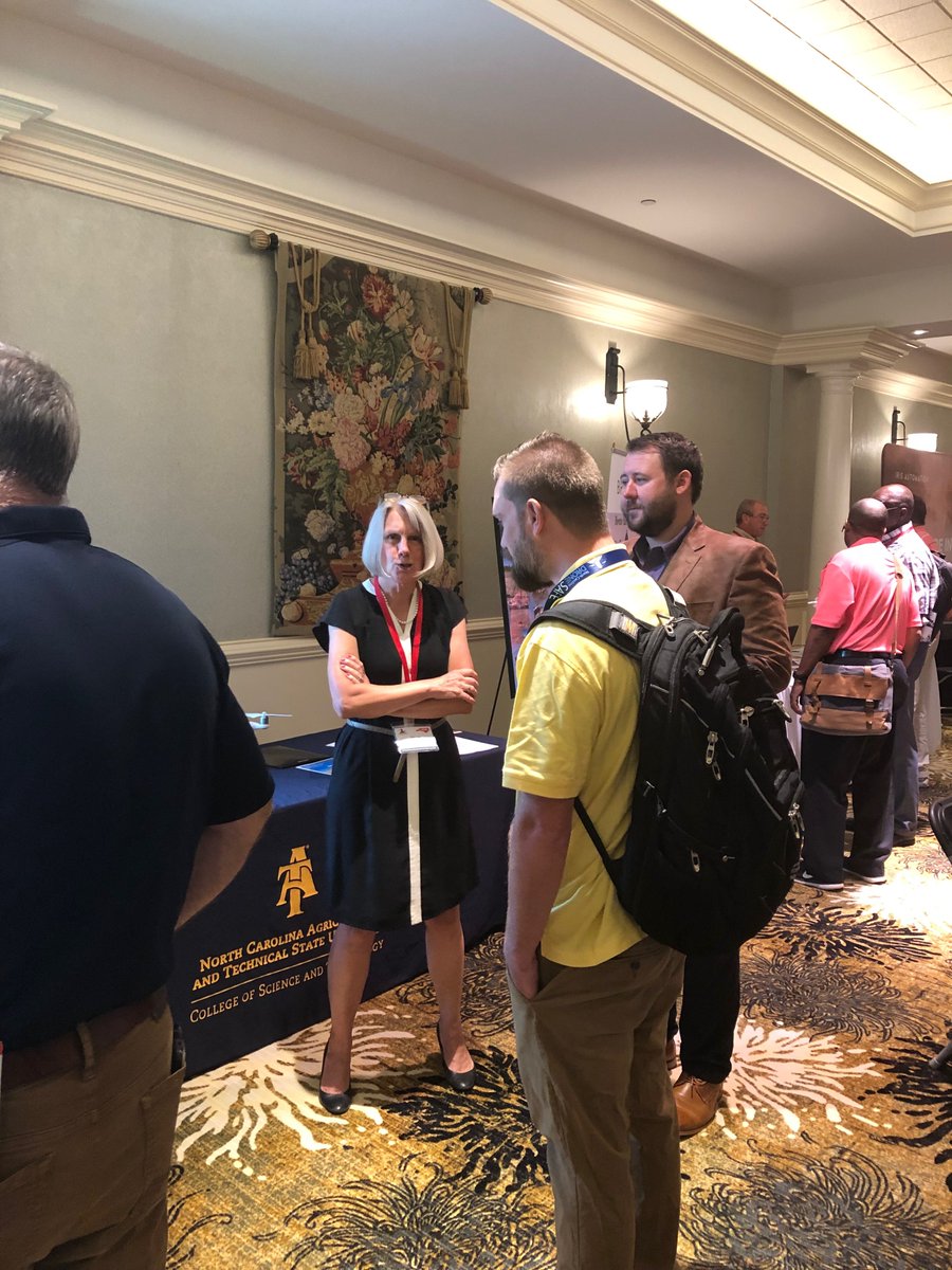 NC_Surveyors's tweet photo. Special thanks to Dr. Jerry Nave &amp; Peggy Fersner for representing the surveying profession at the NC Drone Summit &amp; Flight Expo. #NC_Surveyors #NCDroneSummit #NCDroneSAFE19 https://t.co/L6O41Pbs4u