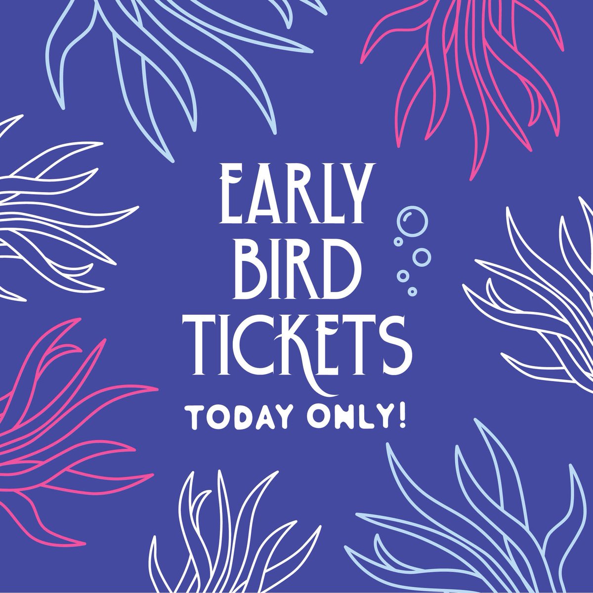 boobyball's tweet photo. Calling all Sirens, Mermans, and Sea creatures alike,

🎟TODAY ONLY get your #boobyball tickets at a special price!🎟

Collect all your sand dollars, swim on over and scoop up your tickets NOW: 
https://t.co/M18CJVgROe 
Prices go up tomorrow so act  f 🧜‍♀️a 🐠s️ 🧜‍♂️t https://t.co/oH81gTa993