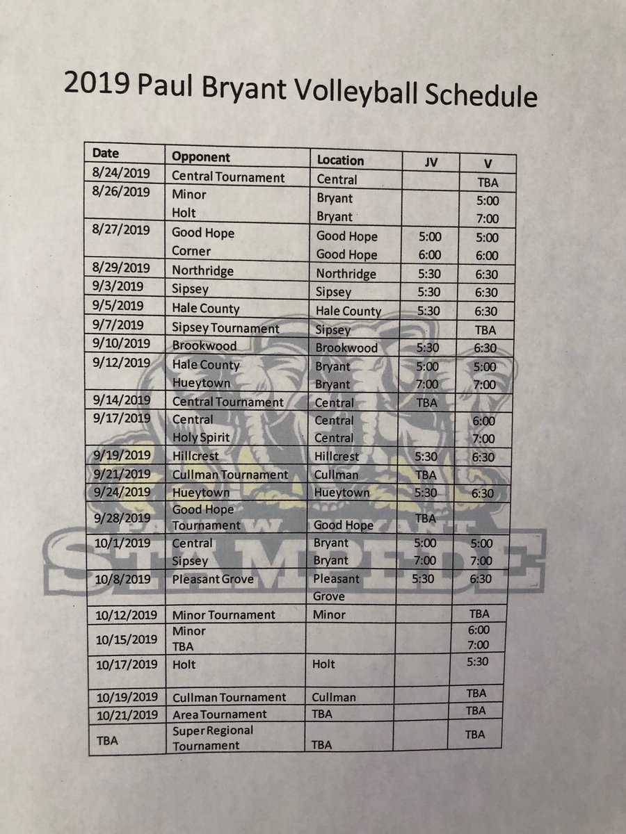 RoigMcKnightart's tweet photo. Who is excited for some stampede volleyball โฆ@BryantStampedeโฉ #pwbhsdaily #beamazing #tcslearn https://t.co/bkrShWDHvQ