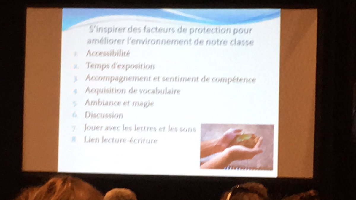 Les 8 facteurs de protection pour la réussite en lecture <a href="/pouvoirdelire/">Julie Provencher</a> #pedagofest