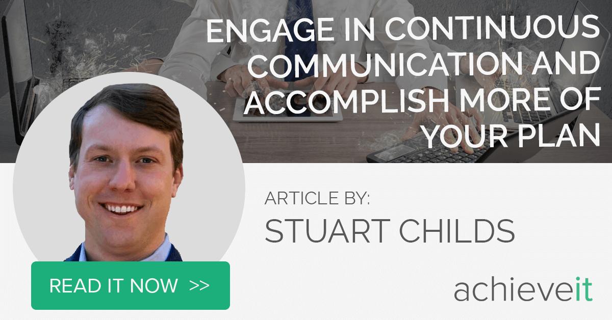 GoAchieveIt's tweet image. It&apos;s time for you to keep your strategic execution in good health.  Stu gives you the three steps you can take to accomplish more of your plan. bit.ly/2KPCCmv #continuouscommunication #strategicexecution #planmanagement #strategicplanning #planexecution 
#AchieveIt