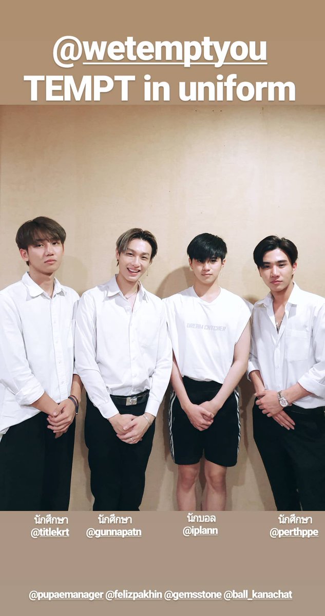 PRK_Lion's tweet photo. Nong plan with phi tle, phi perth and phi gun 😂😂 #TemptTh #PlanRathavit https://t.co/CvVvLnxsgG