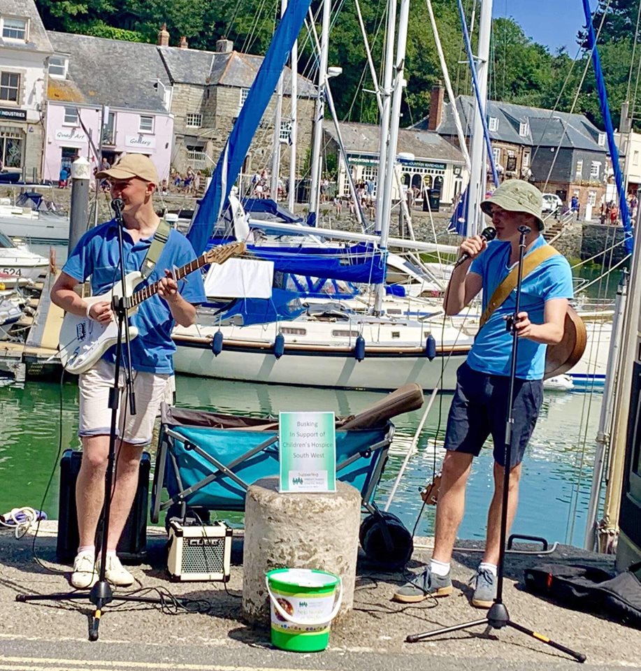KingsTaunton's tweet photo. Well done to Fourth Form friends Tim and Ollie. They busked their way to buckets of cash for charity over the holidays. Read more here: https://t.co/PP8LQbS9o0 #charitybusking #musicians #youngmusicians #SupportCHSW https://t.co/ckreb7l1Mi