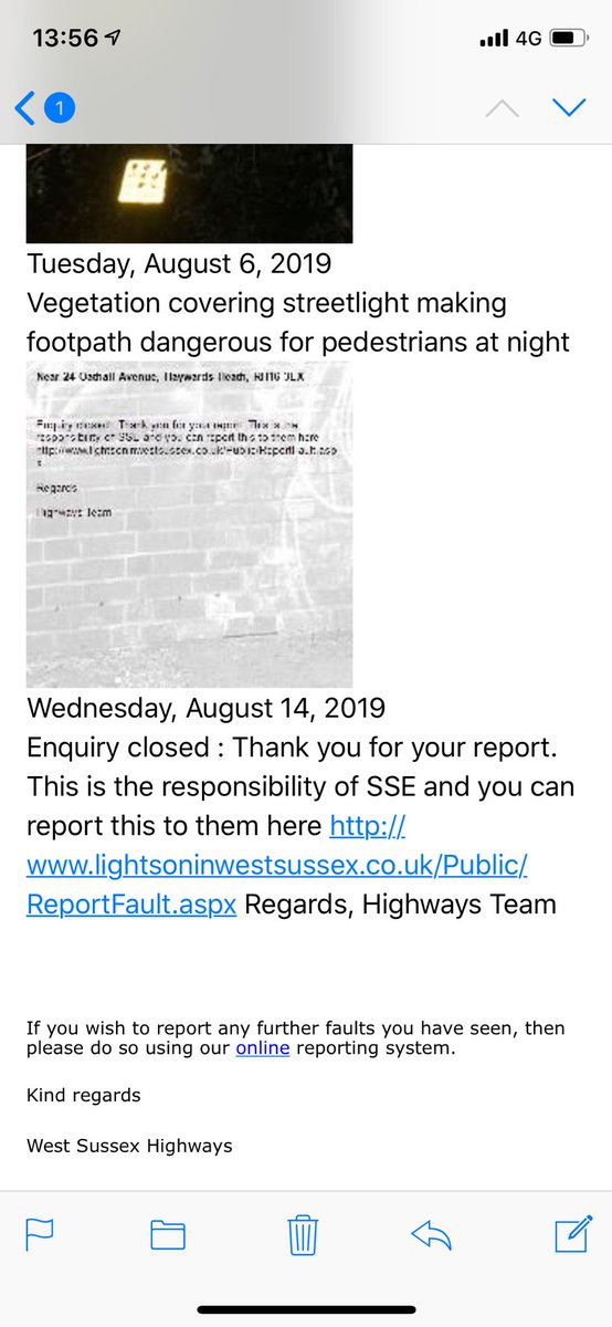 Dudley1976's tweet image. @WSHighways great!  8 days it’s taken you to respond to say it’s not your problem. Why not just say to contact electricity people in first place. #amateurishwsccc #whydoibother #poorresponse #dontcareaboutpedestrians