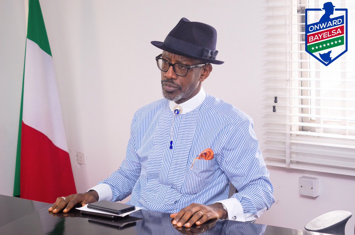 OnwardBayelsa's tweet photo. GREEN LIGHT AS KEMELA CONSULTS PDP SOUTH SOUTH EXCO

Inspired by the momentum that his aspiration is gathering, frontline Gubernatorial hopeful of Bayelsa State, @kemelaokara visited the @OfficialPDPNig South South Secretariat on a consultative meeting with the Party’s EXCO. https://t.co/1bZTK4UPnf