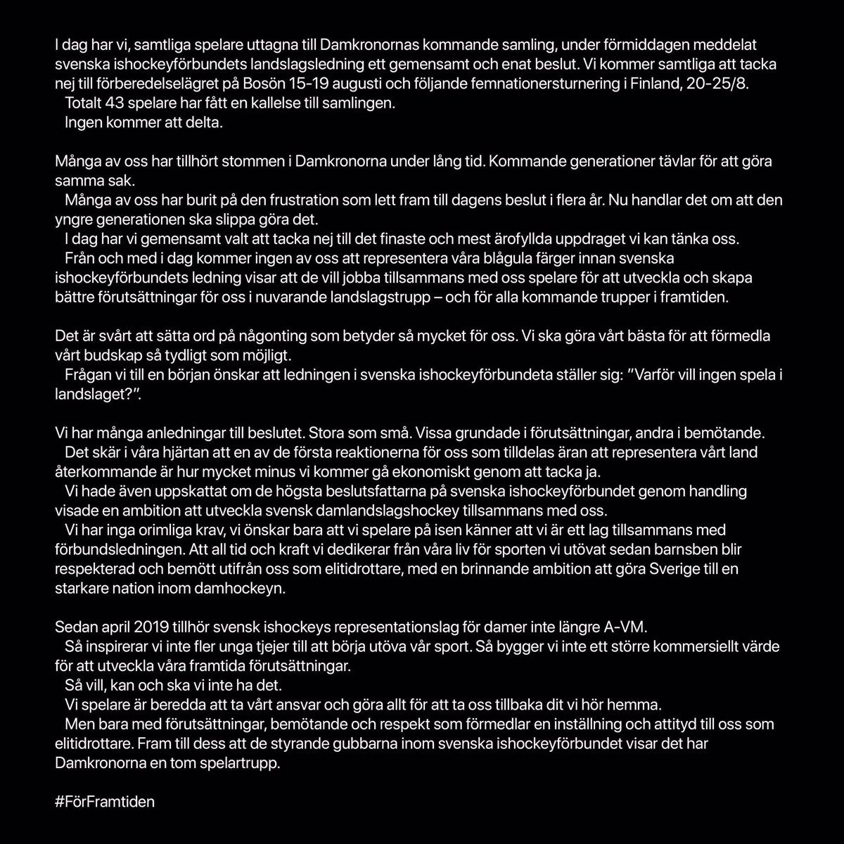 FannyRask's tweet photo. #FörFramtiden https://t.co/HsDjrKKtWL