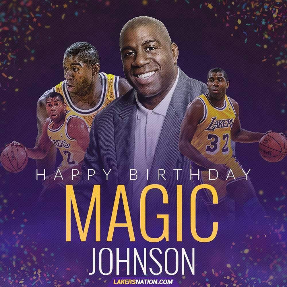 Happy 60th Birthday, Earvin \"Magic\" Johnson      