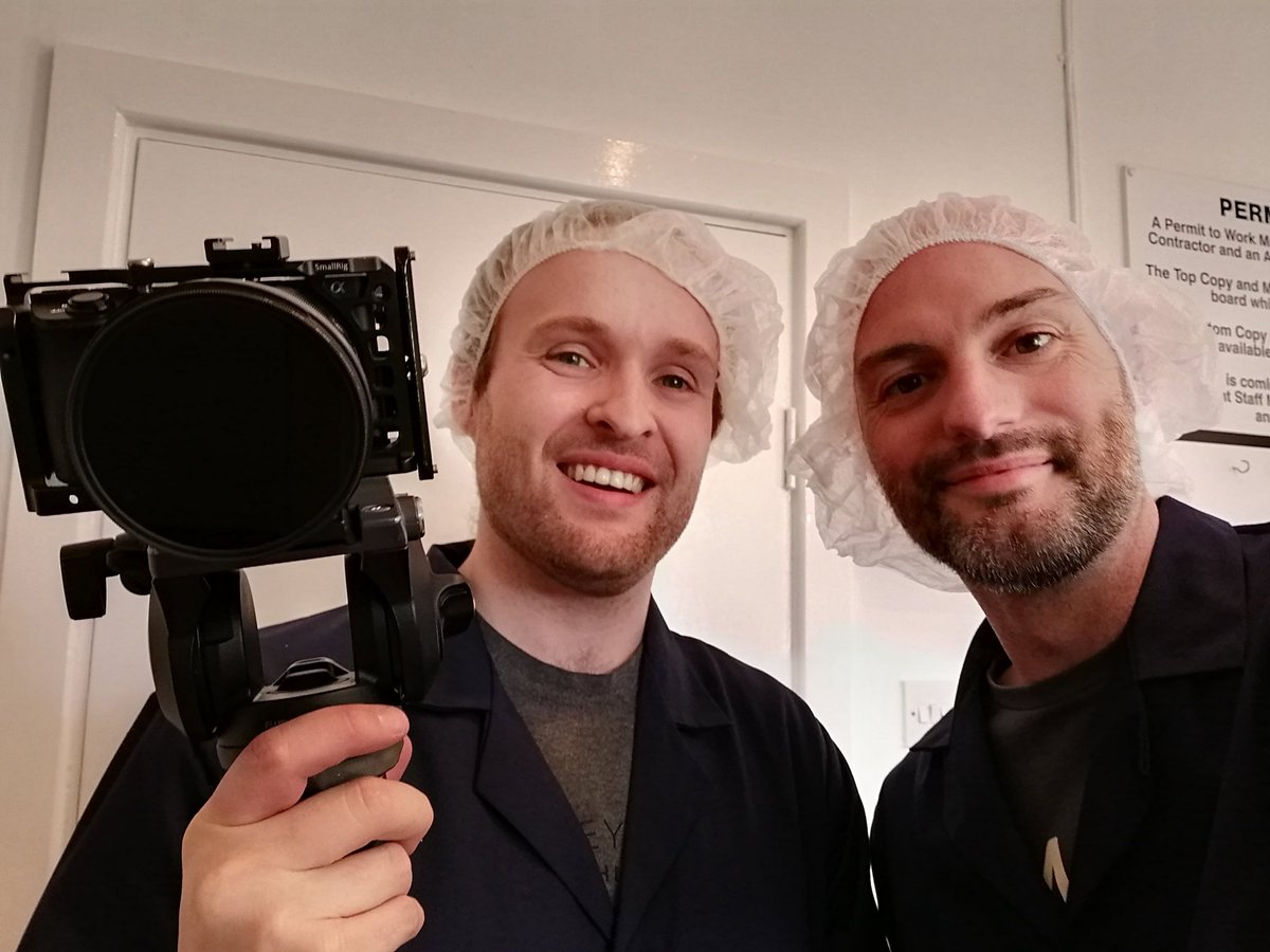 Day 3 filming <a href="/CheshireAwards/">#CBA2021</a> with @Popsicle_Vid lovely to meet <a href="/lisdentech/">Lisden Technology</a> <a href="/CliffordColleg1/">Clifford College</a> <a href="/carwindowtint/">Window-Tint.co.uk</a> and hello again <a href="/RunningChester/">The Taste of Chester Food Experience</a> <a href="/technoprint_net/">Technoprint</a>  (thanks for the hair nets) Hope to see you all at the awards - good luck!