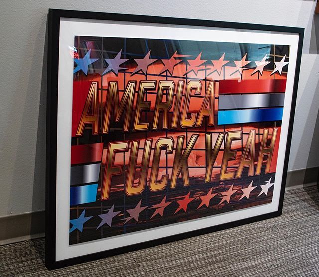 America F Yeah EXPIRING SOON
Be proud of the country you live in and celebrate your freedom EVERY DAMN DAY! 
____
____
#americanmade #homedecor #usmc #jocko #patriot #america #freedom #warrior #tactical #pipehittersunion #veteran #personalizedart #marine… ift.tt/2Z6XR8e
