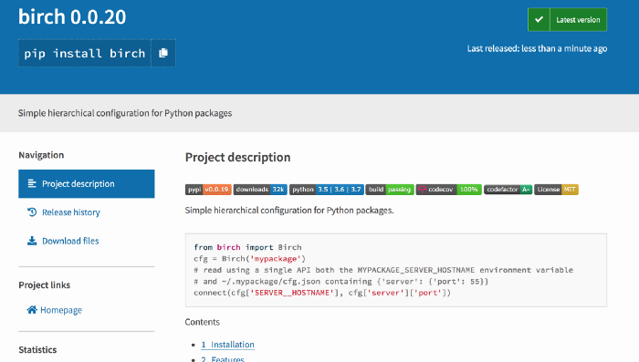 Publishing your own #Python package  - step by step guide <a href="/shaypal5/">Shay Palachy Affek</a> 
buff.ly/2H2zeDu