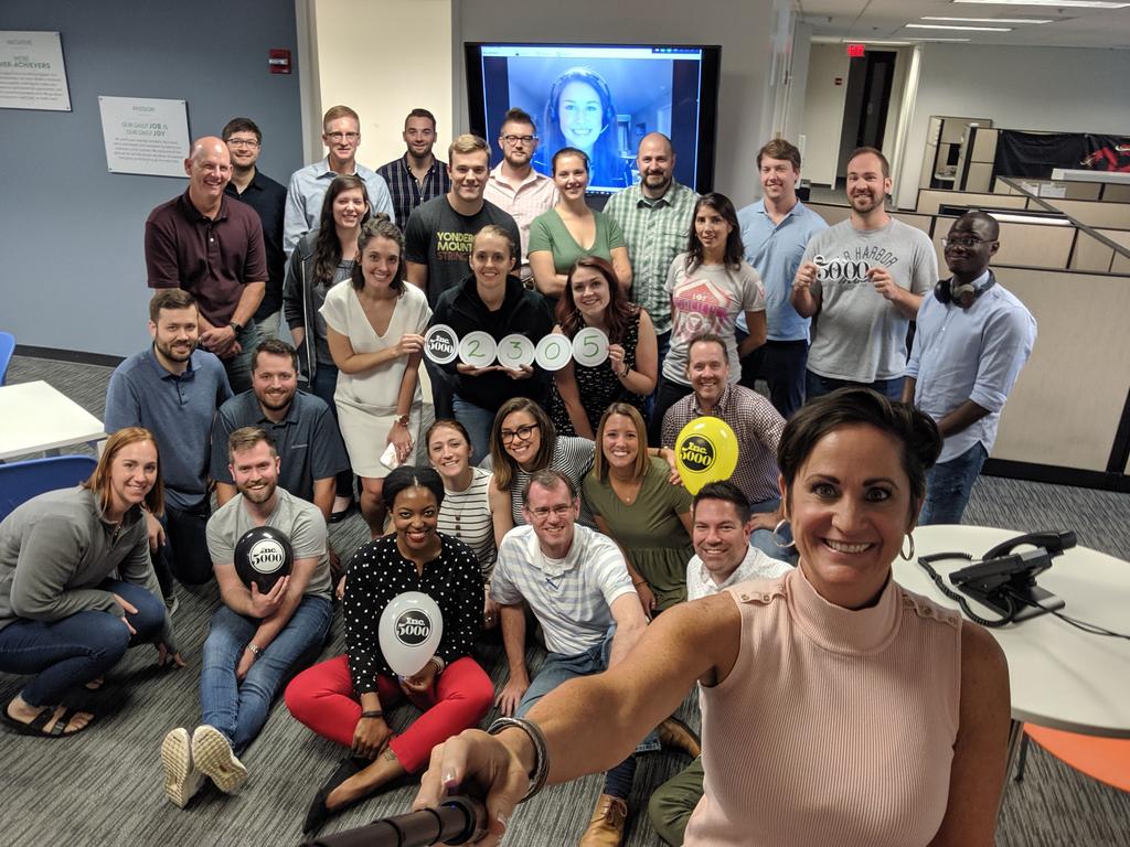 GoAchieveIt's tweet photo. Hey look Ma, we made it! Three years in a row on the Inc. 5000 list! We couldn't have done it without this team of Achievers. 🤓 💪 https://t.co/tKmqBuotaN @Inc @CJAchieveIt
#AchieveIt #Inc5000 #Achievers #TeamAccomplishment https://t.co/EPaANYl7k4