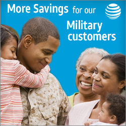ATT_Tanger's tweet photo. AT&amp;T is showing even more appreciation to our Military and Veteran Families.
- 25% off Unlimited &amp; More Premium/&amp; More Plans' data and device access charges.
- Plus, $15/mo off DIRECTV, and AT&amp;T TV NOW service charges.
#MilitaryAppreciation #USArmy #Marines #USNavy #USAirForce https://t.co/ULM1CkZDNA
