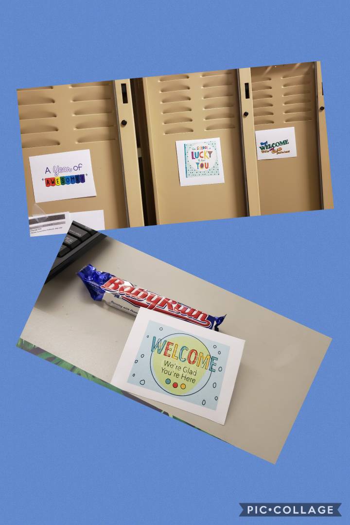 AuburnMSEagles's tweet image. AMS faculty and students had a warm welcome this morning. Students all found positive messages in their lockers and faculty received a sweet treat and positive messages! #MCPSFirstDay