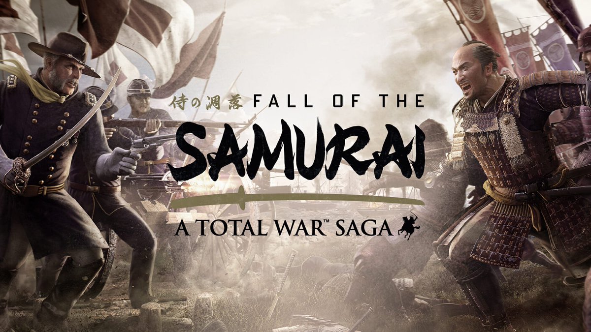 totalwar's tweet photo. A Total War Saga: FALL OF THE SAMURAI has a brand new logo - complete with traditional Japanese calligraphy.

We sat down and spoke to the calligrapher and artist, Rie Takeda, about her career in calligraphy. Check out the full interview here: https://t.co/xHQjGVKdsz https://t.co/rWWRQEMx6x