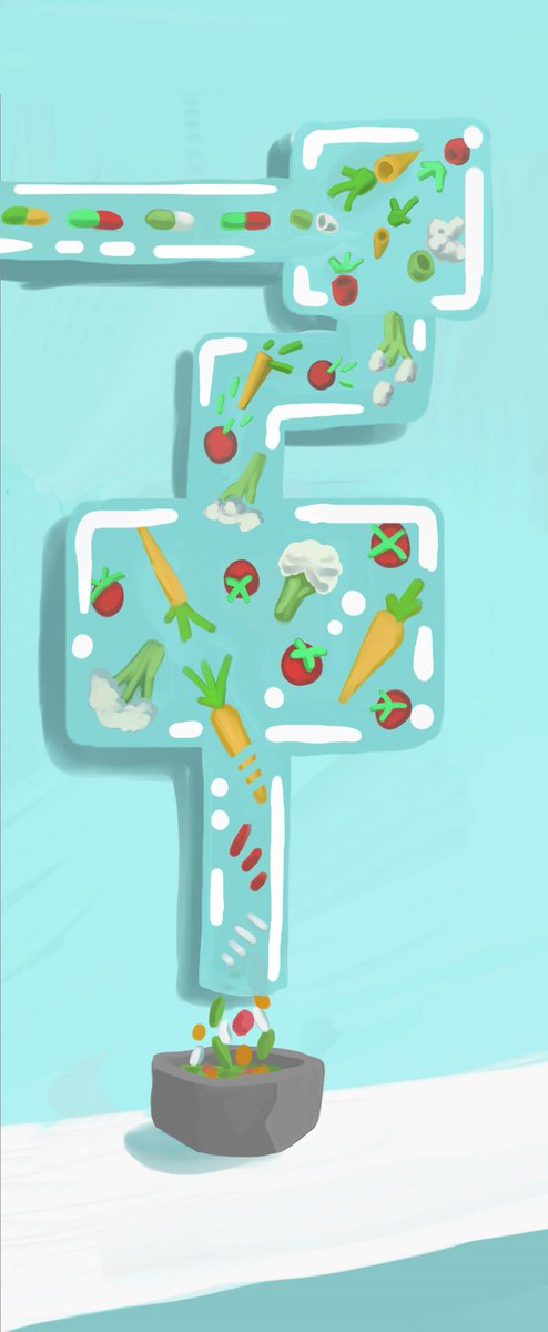 aipetscom's tweet image. In case you were wondering what Food-Dispenser™ in 2087 could look like. :D Look no further! #kidlit #kidlitart #writerscommunity #illustration