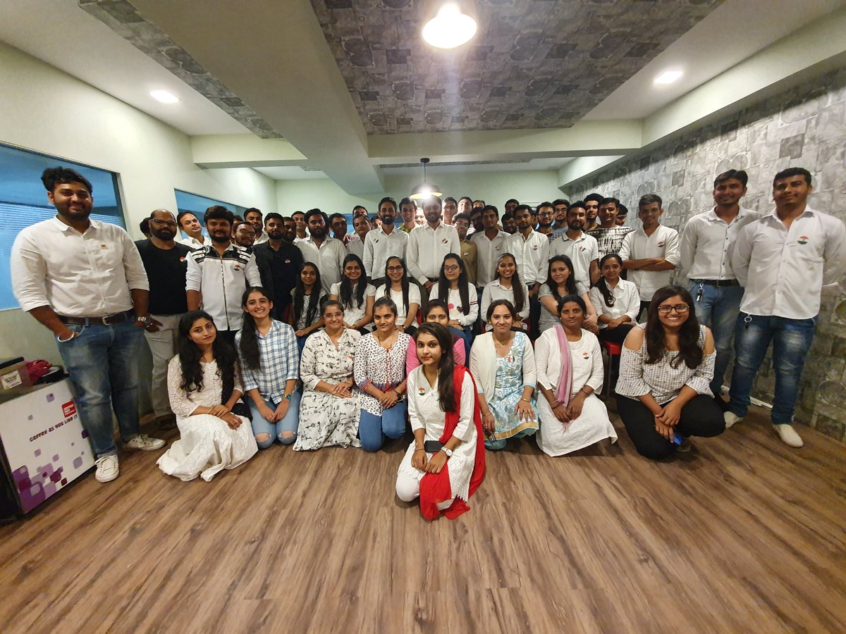 xbyte_solutions's tweet photo. #TeamXByte Pre- Celebrating 73rd Independence Day with full patriotism #IndependenceDayIndia #IndependenceDay https://t.co/5YsJlKbs02