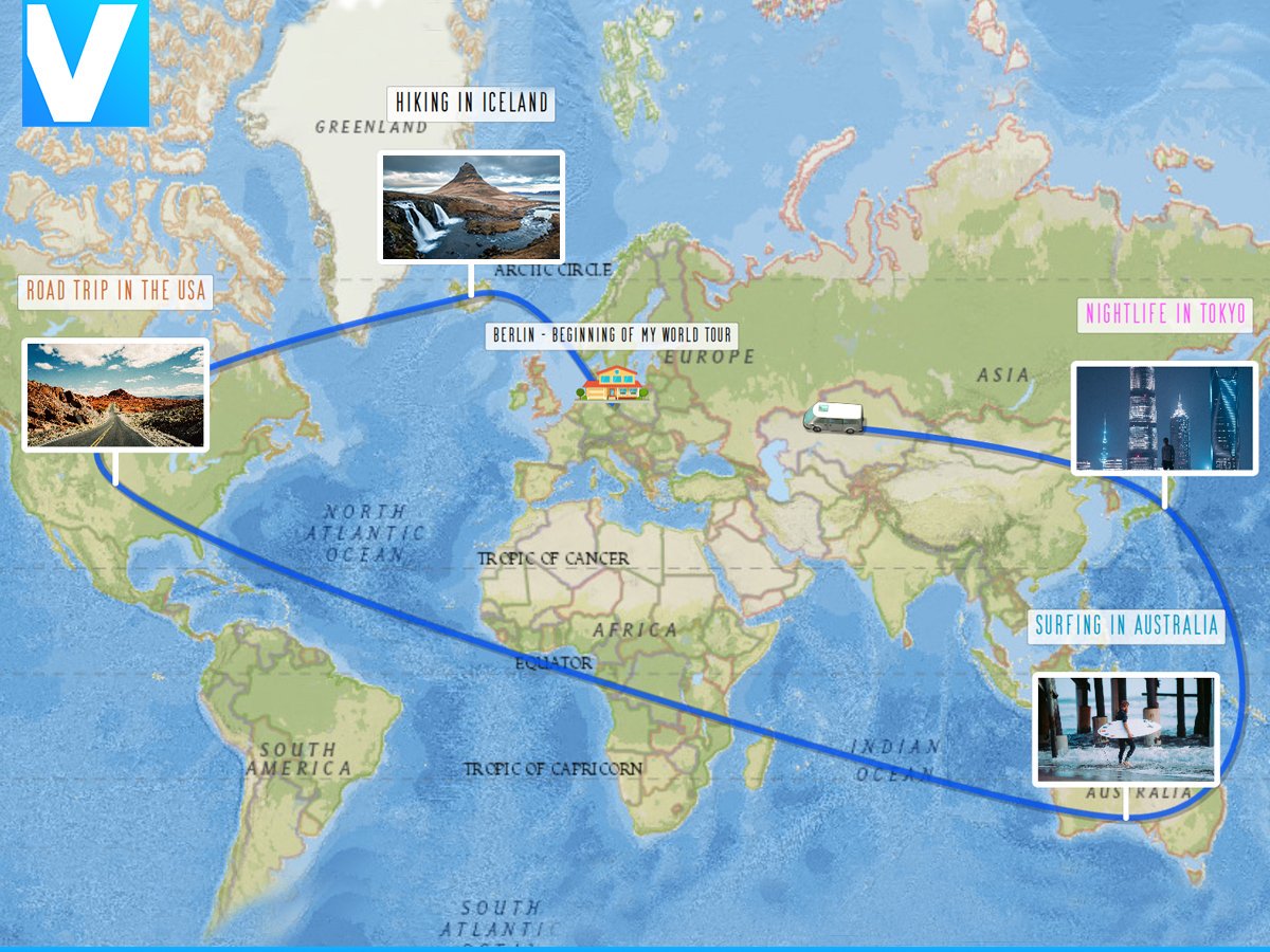 Video_deluxe's tweet photo. MAGIX Travel Maps. Moderne Reiseroutenvideos. Spannend animiert.
Ab 19. August in der neuen Video deluxe Plus &amp; Premium. Nur noch 5 Tage bis zum Release! https://t.co/TRb5d606oc
